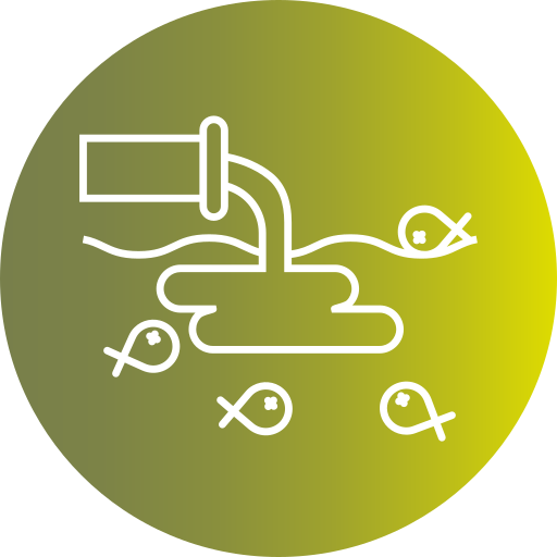 la contaminación del agua icono gratis