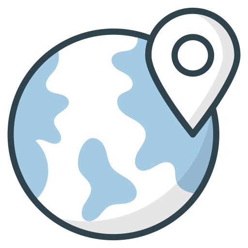 región icono gratis