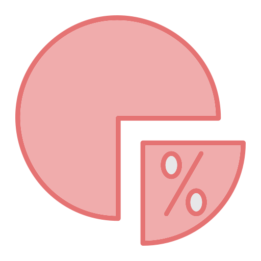 Percentage free icon