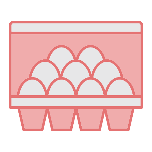 carton de huevos icono gratis