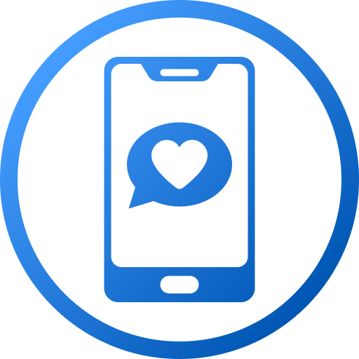 Dating app free icon Dating app free icon
