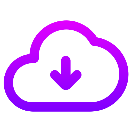 descarga en la nube icono gratis