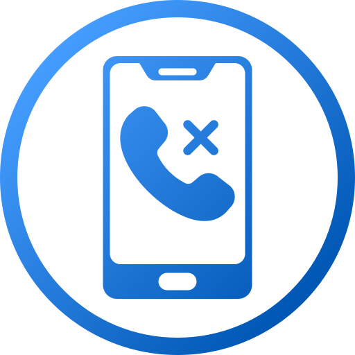 fin de la llamada telefónica icono gratis