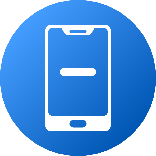 Delete phone free icon