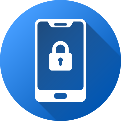 Lock phone free icon Lock phone free icon