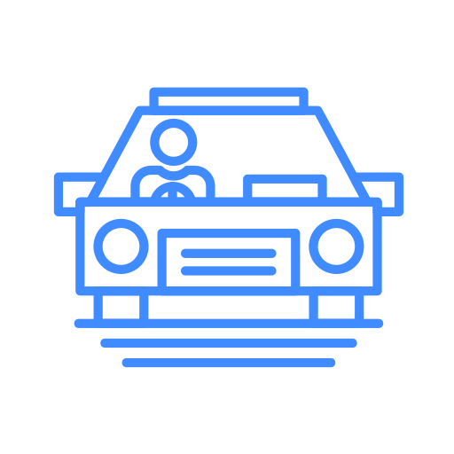 conduciendo icono gratis