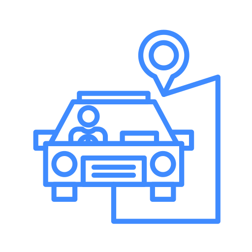 conduciendo icono gratis