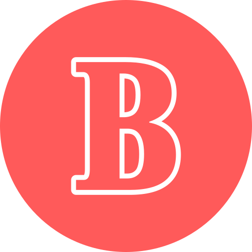 Letter B - Free Shapes And Symbols Icons