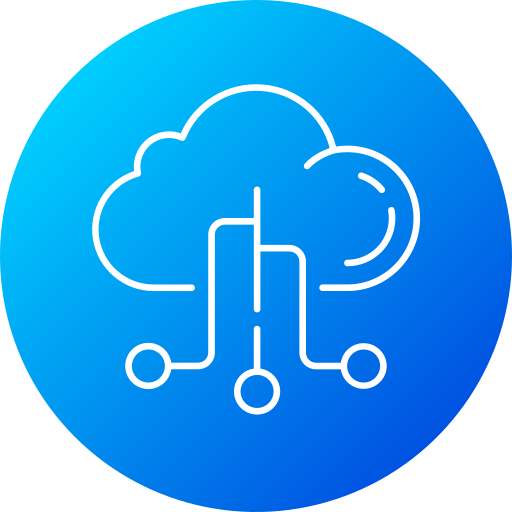 Cloud Computing Generic Gradient Fill Icon