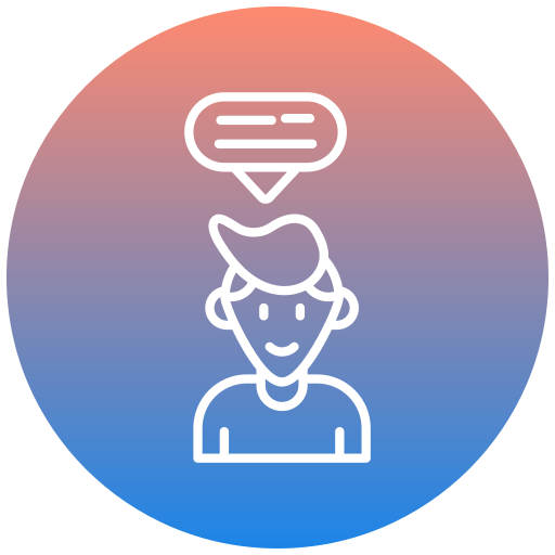 opinión icono gratis