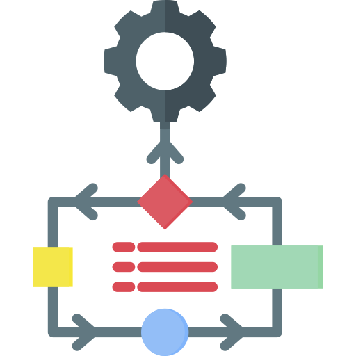 flujo de trabajo icono gratis