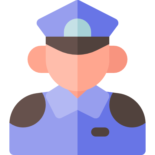 oficial de policía icono gratis