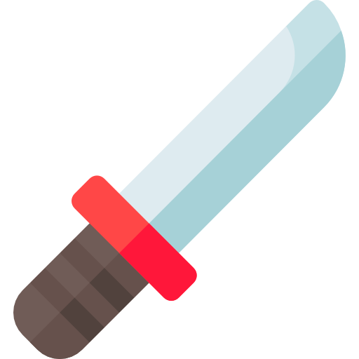 Knife Basic Rounded Flat icon