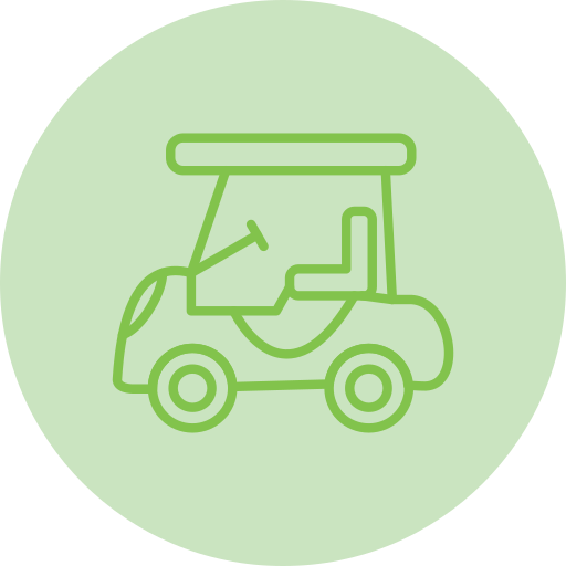 carrinho de golfe grátis ícone carrinho de golfe grátis ícone