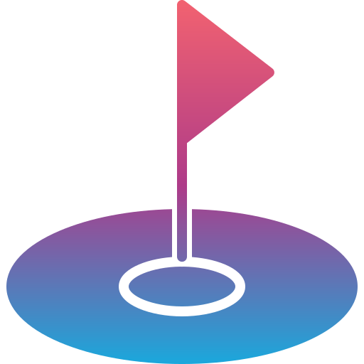 drapeau de golf Icône gratuit