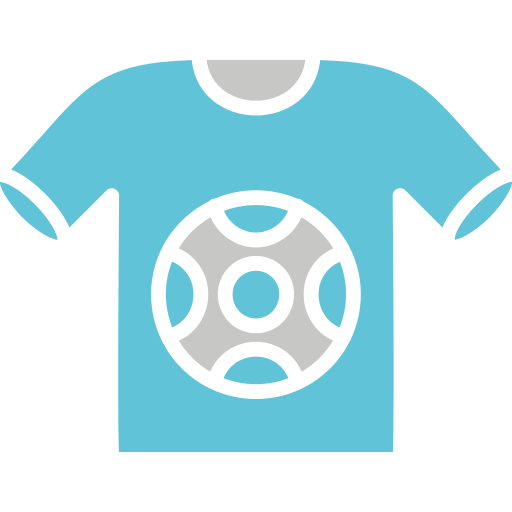 camiseta de futbol icono gratis