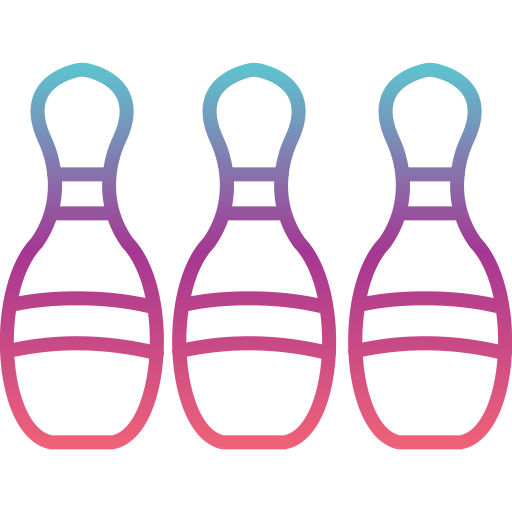 Bowling pins free icon Bowling pins free icon