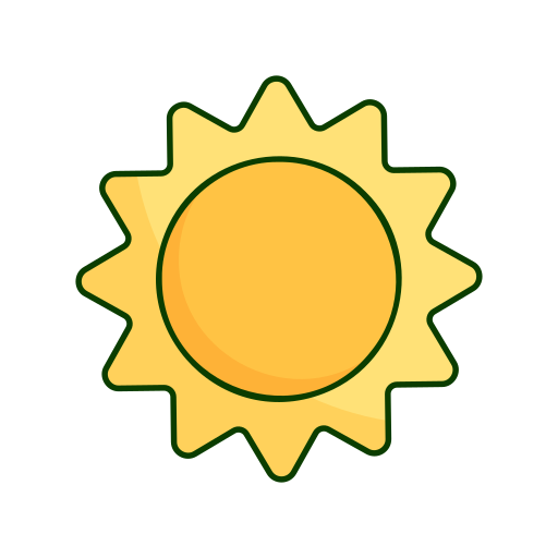 Sun free icon