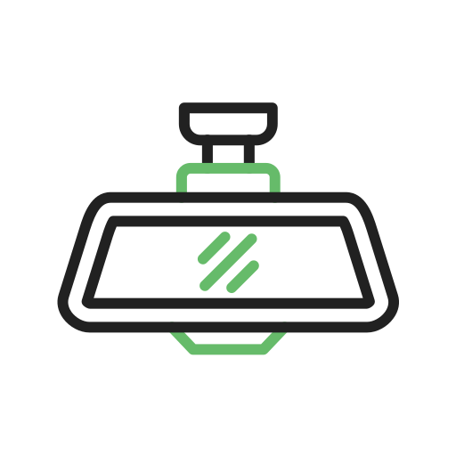 espejo retrovisor icono gratis