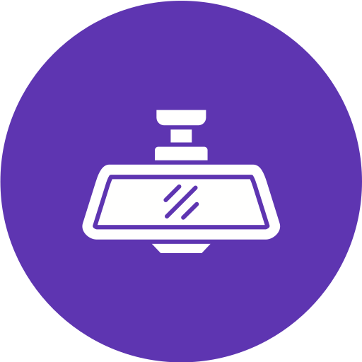 espejo retrovisor icono gratis