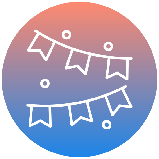 guirnalda icono gratis