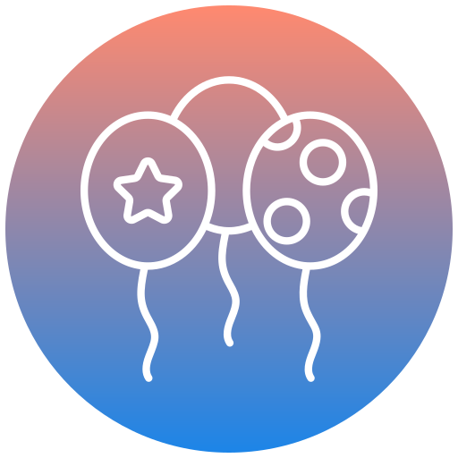 Balloons free icon