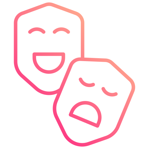 Tragicomedy free icon