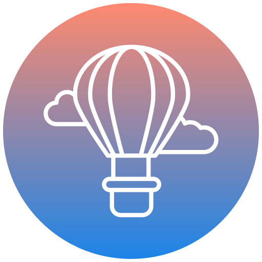 globo aerostático icono gratis