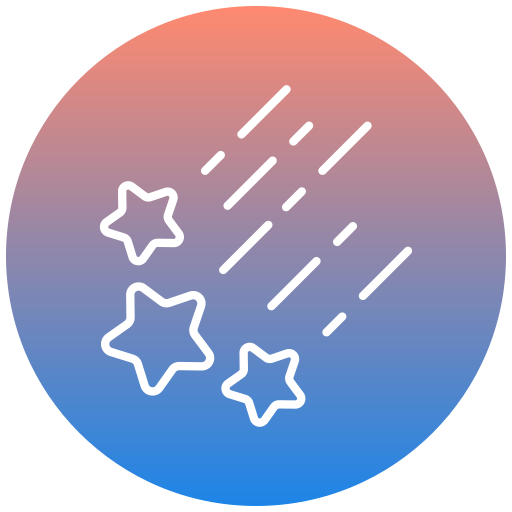 lluvia de meteoros icono gratis