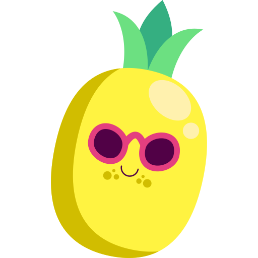 Pineapple free sticker Pineapple free sticker
