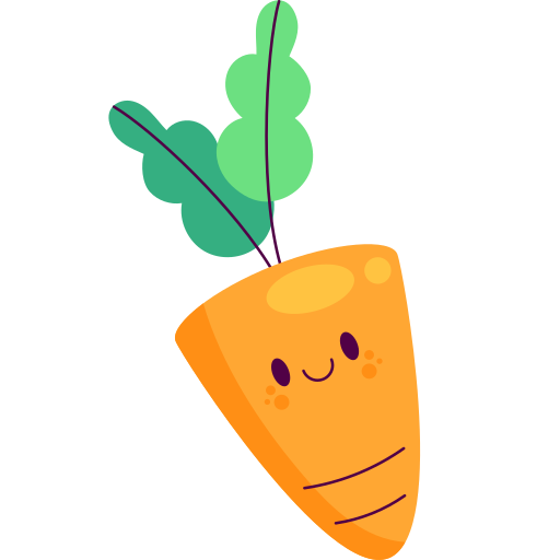 Carrot free sticker Carrot free sticker