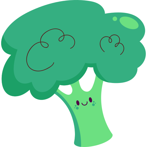 Broccoli free sticker Broccoli free sticker