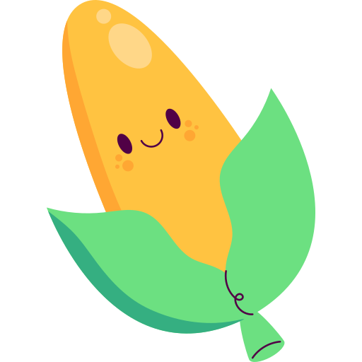 Corn Stickers - Free food and restaurant Stickers
