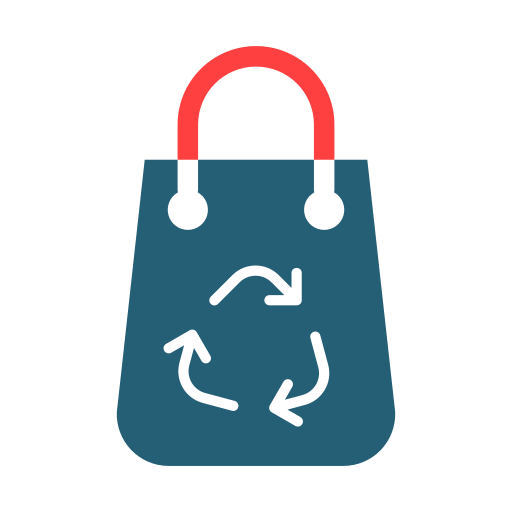 bolsa de reciclaje icono gratis