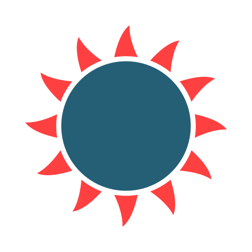 Sun free icon
