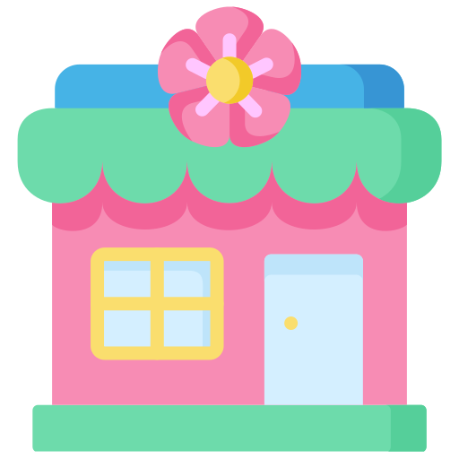 tienda de flores icono gratis