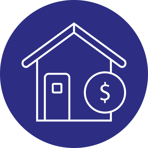 precio de la casa icono gratis