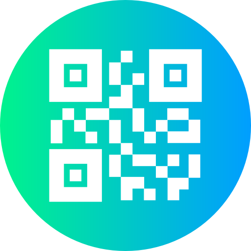 Qr code Super Basic Straight Circular icon