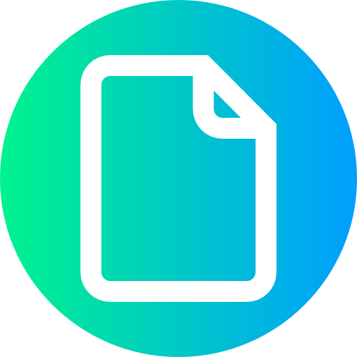 File Super Basic Straight Circular icon