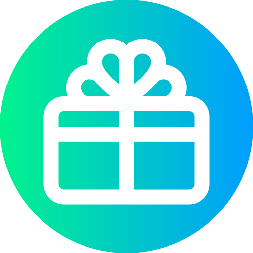 Gift free icon
