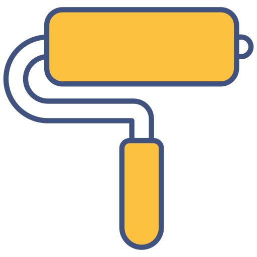 rodillo icono gratis