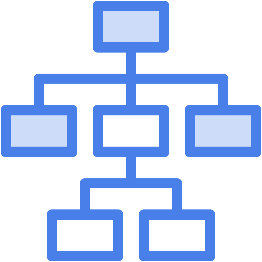 diagrama de flujo icono gratis