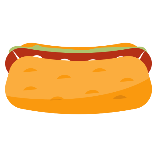 hamburguesa de perrito caliente icono gratis