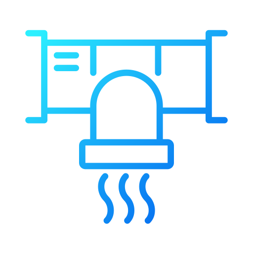 sistema de conductos de aire icono gratis