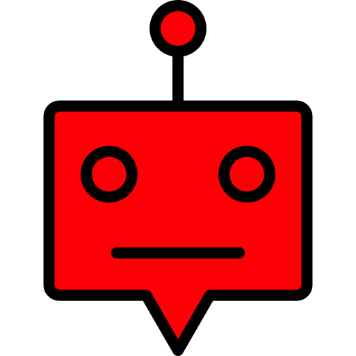 robot de chat icono gratis