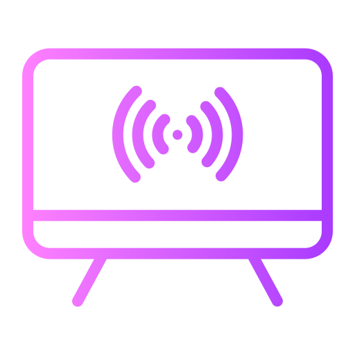 televisión inteligente icono gratis