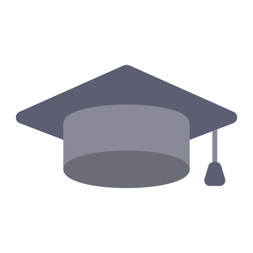 gorro de graduación icono gratis