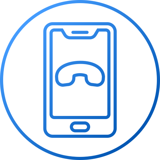 fin de la llamada telefónica icono gratis
