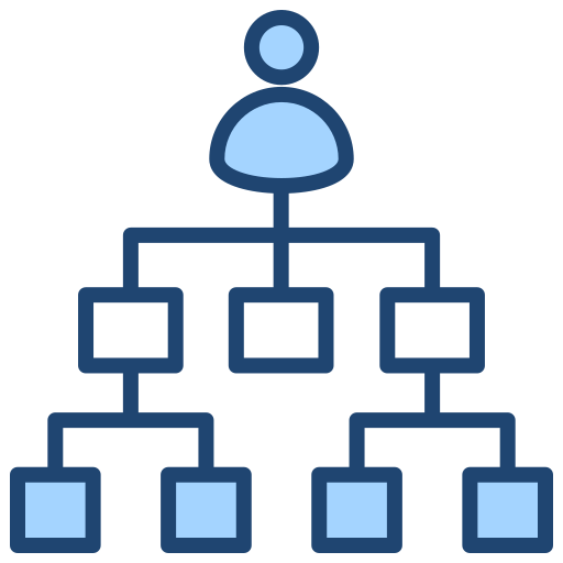 organización icono gratis