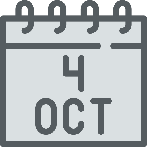 octubre icono gratis